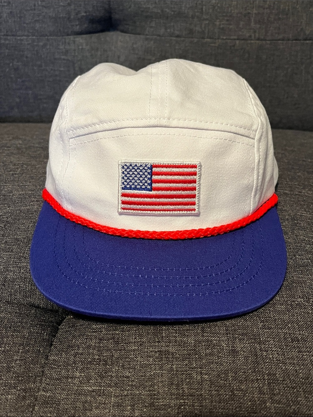 Cash & Co Youth USA Flag Snapback Hat 5 Panel